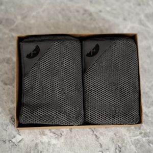 PREORDER UGE 51: Premium viskestykker - Charcoal